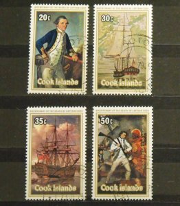 8983   Cook Islands   Used # 510-513   Capt. Cook Explorer    CV$ 2.75