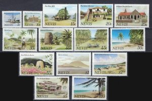 Nevis 121-34 MNH 1981 set (ak2912)