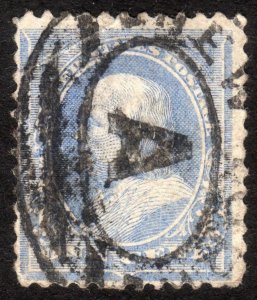 1894, US 1c, Franklin, Used, Sc 246