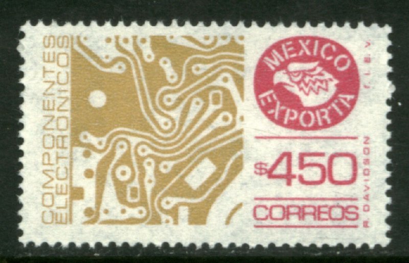 MEXICO Exporta 1585a $450P Circuit board, Unwmk Thin Paper 3. MINT, NH. VF.