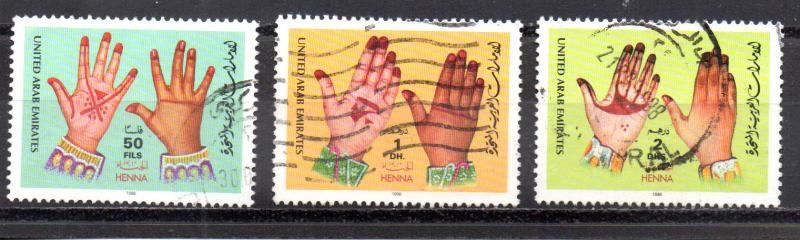 United Arab Emirates 611-612,614 used 