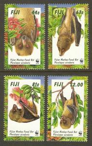 Fiji #797-800 NH WWF - Bats