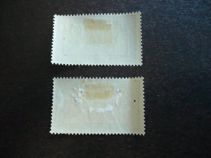 Stamps - Madagascar - Scott# 147, 150 - Mint Hinged Part Set of 2 Stamps