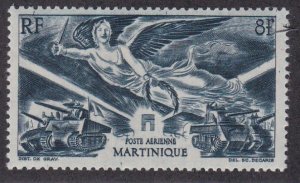 Martinique # C3, Victory, Hinged, 1/3 Cat.