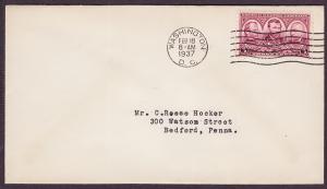  787 Sherman, Grant and Sheridan uncacheted FDC