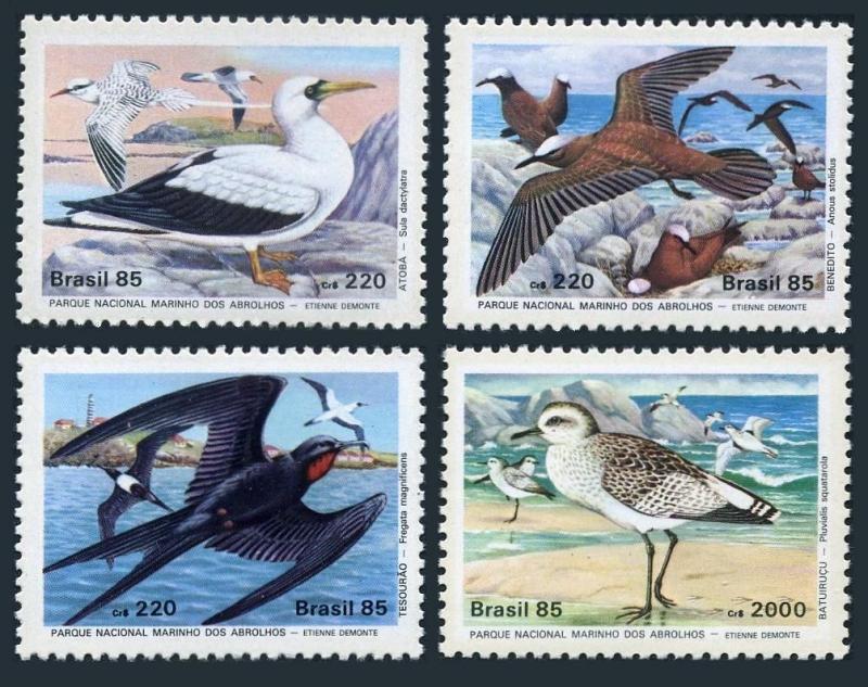 Brazil 2001-2004,MNH.Michel 2122-2125. Wildlife Conservation,1985.Birds.