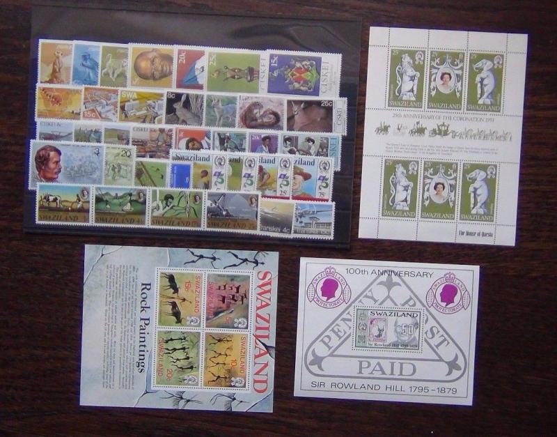 South West Africa Ciskei South Africa Botswana Transkei Swaziland Botswana MNH