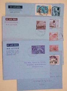 TRINIDAD & TOBAGO 7 AIR LETTERS