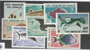 French Somalia SC#275-282 Mint F-VF SCV$26.65...Worth a Close Look!