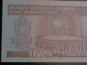 ​IRAN-1992-CAT#143-CENTRAL BANK OF IRAN1000 RIALS- UNCIRCULATED VF-LAST ONE