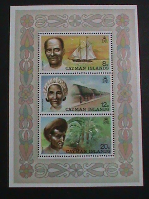​CAYMAN ISLANDS-1974-SC#351a- FAMOUS PERSONS MNH S/S-VERY FINE VERY FINE
