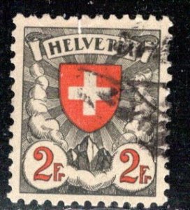 Switzerland Scott # 203a, used, tear