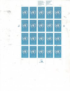 United Nations 32c US Postage Sheet #2974 VF MNH