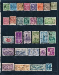 D397137 USA Nice selection of VFU Used stamps