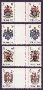 Bermuda - Scott #457-460 - MNH - Gutter pairs - SCV $19