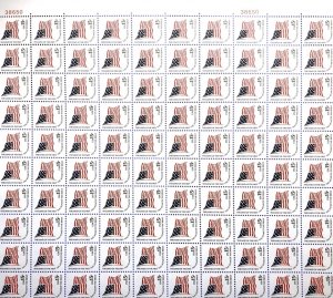 PCBstamps   US #1597 Sheet $15.00(10x15c)McHenry Flag, perf. 11, MNH, (2)