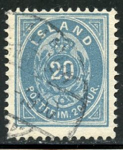 Iceland # 28, Used. CV $ 40.00