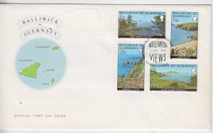 Guernsey - 1976 Lighthouses set 4, on FDC