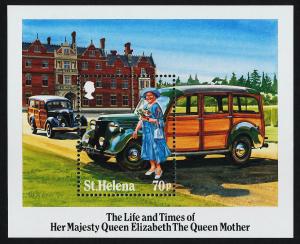 St Helena 432 MNH Queen Mother 85th Birthday, Vehicles