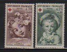 France MNH sc# B365-B366 Red Cross 2012CV $4.00