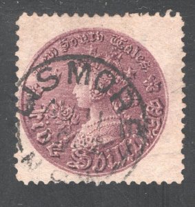 New South Wales SC#101c,  perf 12,  F/VF, Used,  CV $52.50  .....    4320140