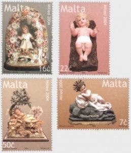 Malta 2004 MNH Stamps Scott 1186-1189 Christmas