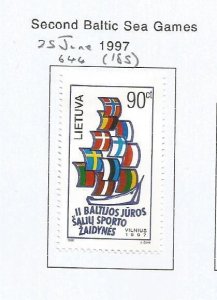 LITHUANIA - 1997 - Second Baltic Sea Games -  Perf Single Stamp - M L H