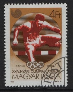 Hungary  #3124  cancelled 1988 Olympics Seoul  4fo hurdling