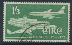 Ireland Eire SG 185  SC#  178  Silver Jubilee Air Lingus  Aviation see detail...