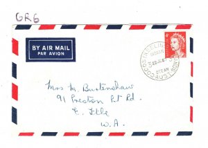 Australia COCOS KEELING ISLANDS Air Mail Cover 1967 {samwells-covers}GR6