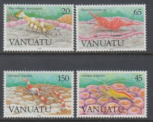 Vanuatu 498-500 Shrimp MNH VF