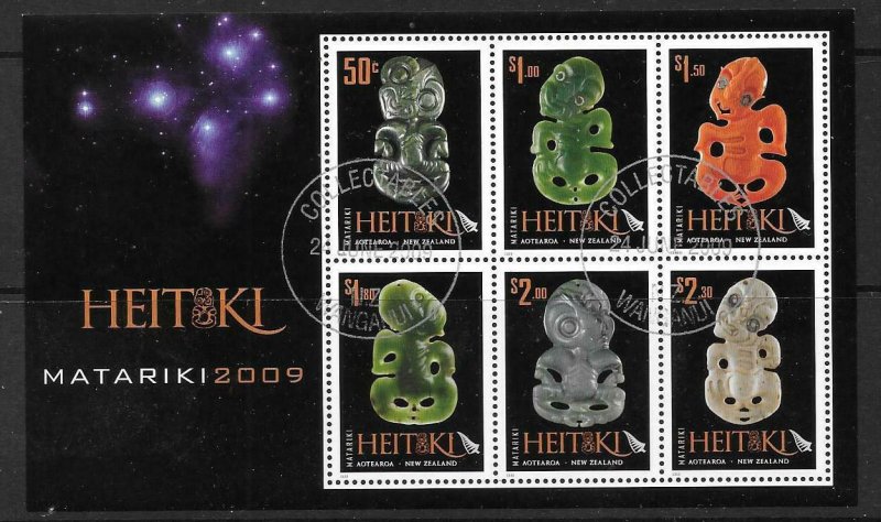 NEW ZEALAND SGMS3149 2009 MATARIKI FINE USED 