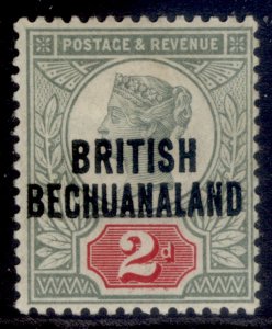 BRITISH BECHUANALAND QV SG34, 2d grey-green & carmine, M MINT.