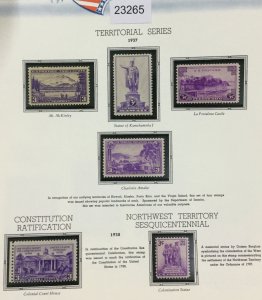 US STAMPS COLLECTIONS 1937 UNUSED LOT #23265