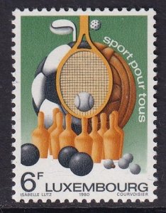 Luxembourg  #643  MNH 1980   sports for all