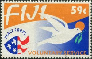 Fiji 1993 SG866 59c Dove and Peace Corps Emblem FU