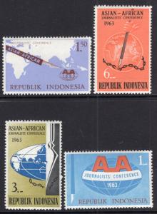 Indonesia 593-596 MNH VF