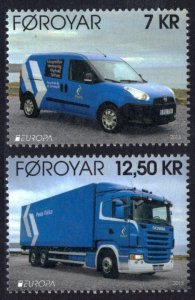 Faroe Islands 2013 Scott #601-602 Mint Never Hinged