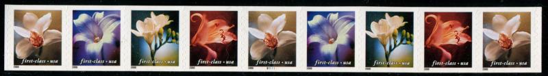 3465a US (34c) Lilies SA coil, MNH PNC/9 #B1111