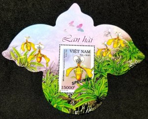 *FREE SHIP Vietnam Orchids 2023 Flower Flora (ms) MNH *SPECIMEN *odd *unusual