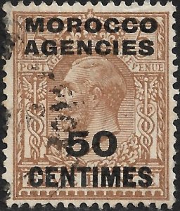 Great Britain -UK-Offices Abroad-Morocco Sc# 416 SG# 207 Used S/H Free w Another