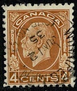 Canada #198 4c king used