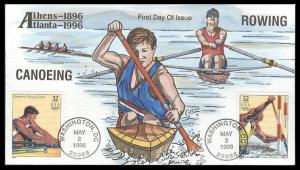 #3068b//l Canoeing - Rowing Collins FDC