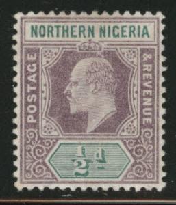 Northern Nigeria Scott 10 MH* 1902 KEVII stamp