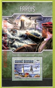 B0466 - GUINE-BISSAU - Stamp Sheet - 2016 - Architecture, Lighthouses-