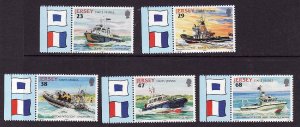 Jersey-Scott#1013-17-unused NH set-Ships-State Vessels-20