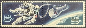 Scott #1331-1332 1967 5¢ Accomplishments in Space MNH OG