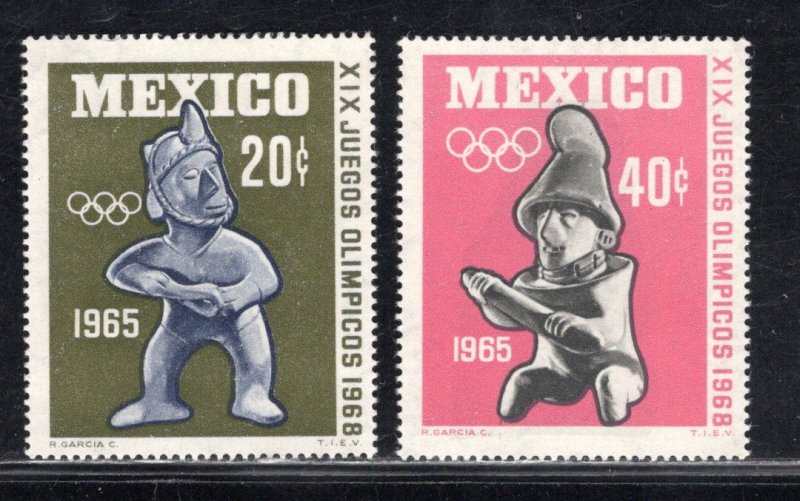 MEXICO SC# 965-66 FVF/MNH