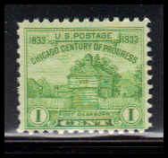  728 Barely Clears MNH Z1075