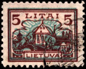 Lithuania #165-173, Complete Set(9), 1923, Used